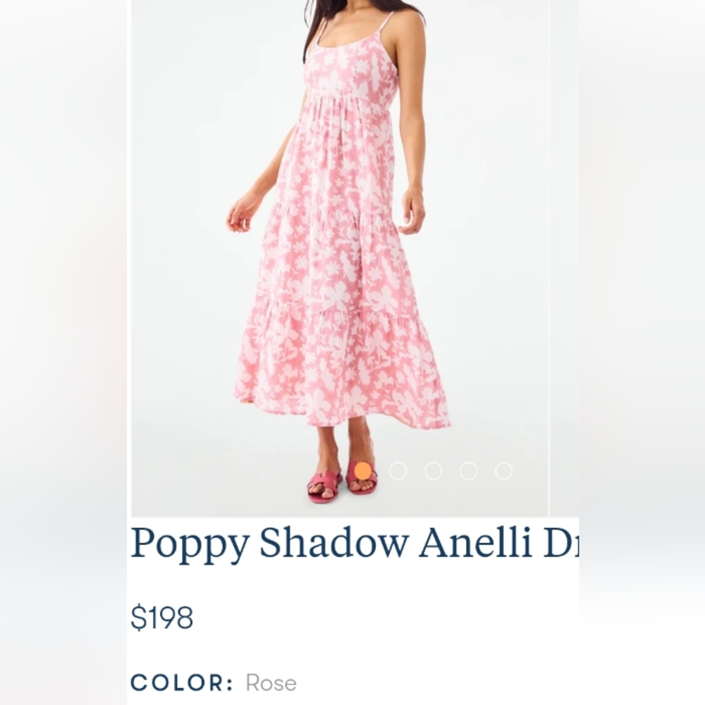 Pink Floral Maxi Dress